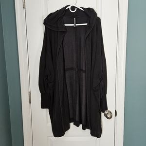 Athleta sweatshirt cardigan with hood